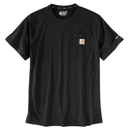 Carhartt Men's TK4616 M Force RlxdFit MW SS Pkt T M REG Short Sleeve Relaxed Black TK4616-M / 104616-N04MREG
